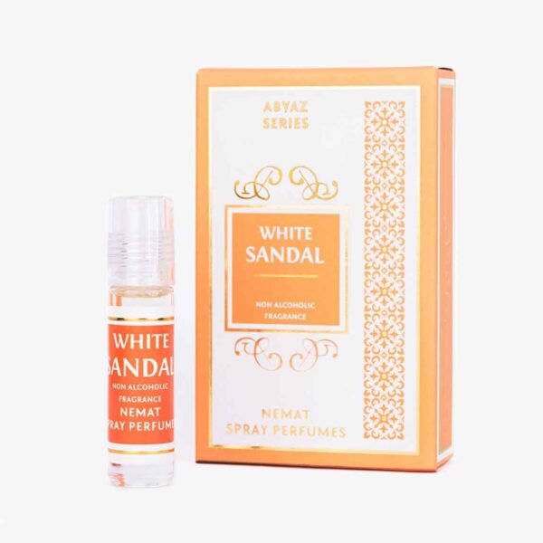 8ML WHITE SANDAL ABYAZ (PACK OF 10)